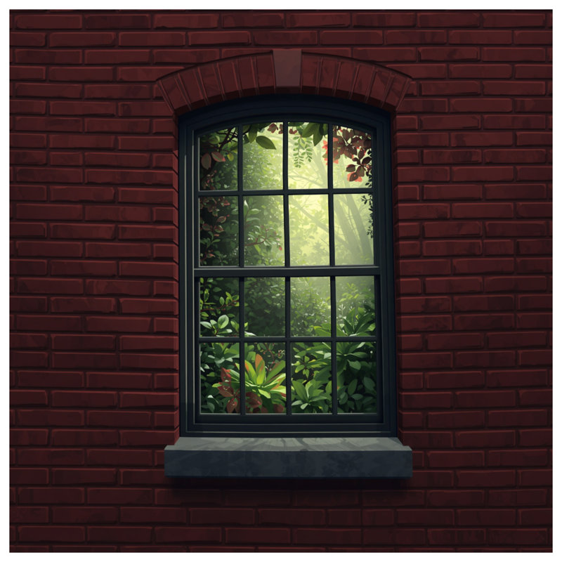 Coussins décoratifs Brick Wall, 16 x 16 inches