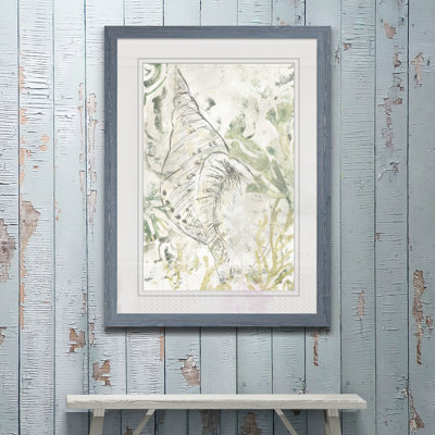 " Verdant Shell Fresco II " by Paul Cezanne