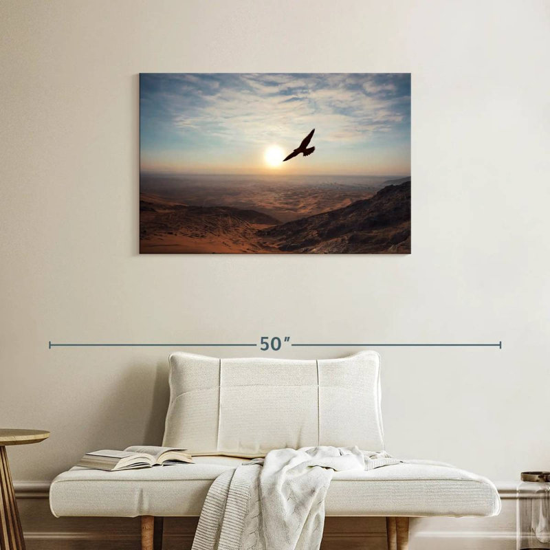 Brampt Flying Desert Eagle, 24" H x 36" W