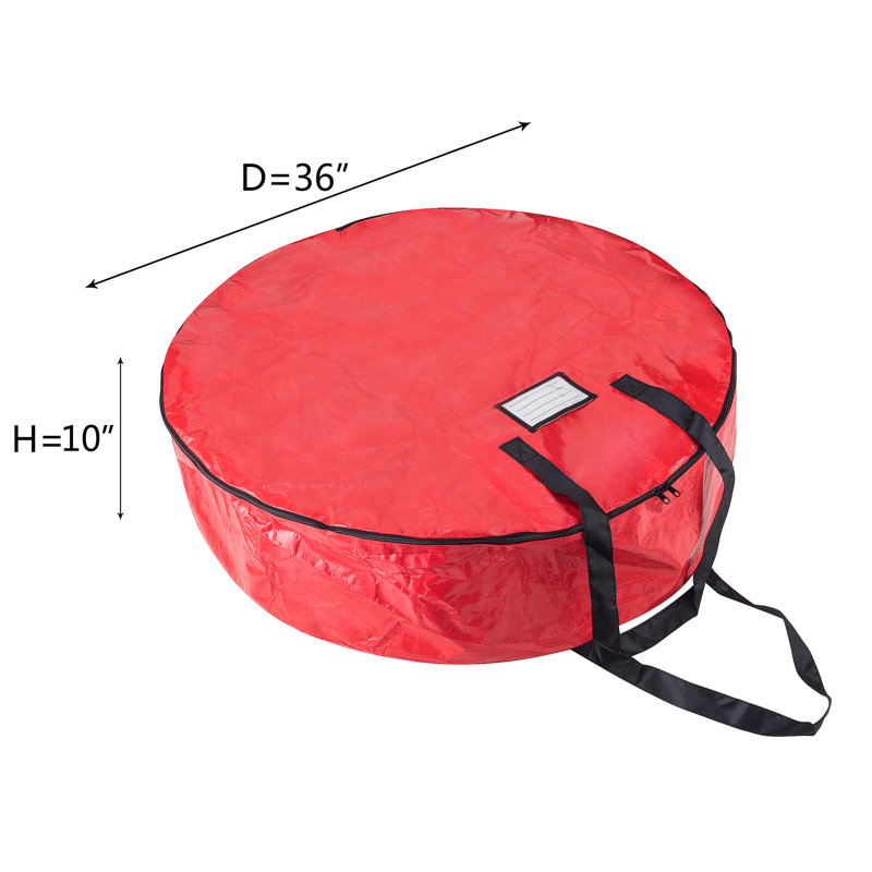 Sac de rangement pour couronne de noël, Rouge