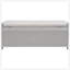 Banc de rangement rustique avec 3 volets, un coussin amovible et des compartiments cachés pour le vestibule ou la chambre à coucher-600024964