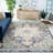 Felty Oriental Black/Gold Area Rug-832976174