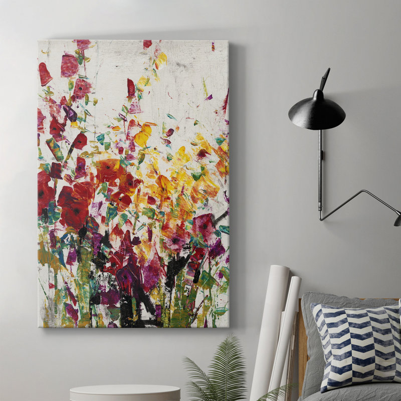 Fleurs sauvages I - reproduction, H 18 po x l 12 po x P 1 po