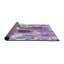 Tapis mauve/bleu à motifs-8331870