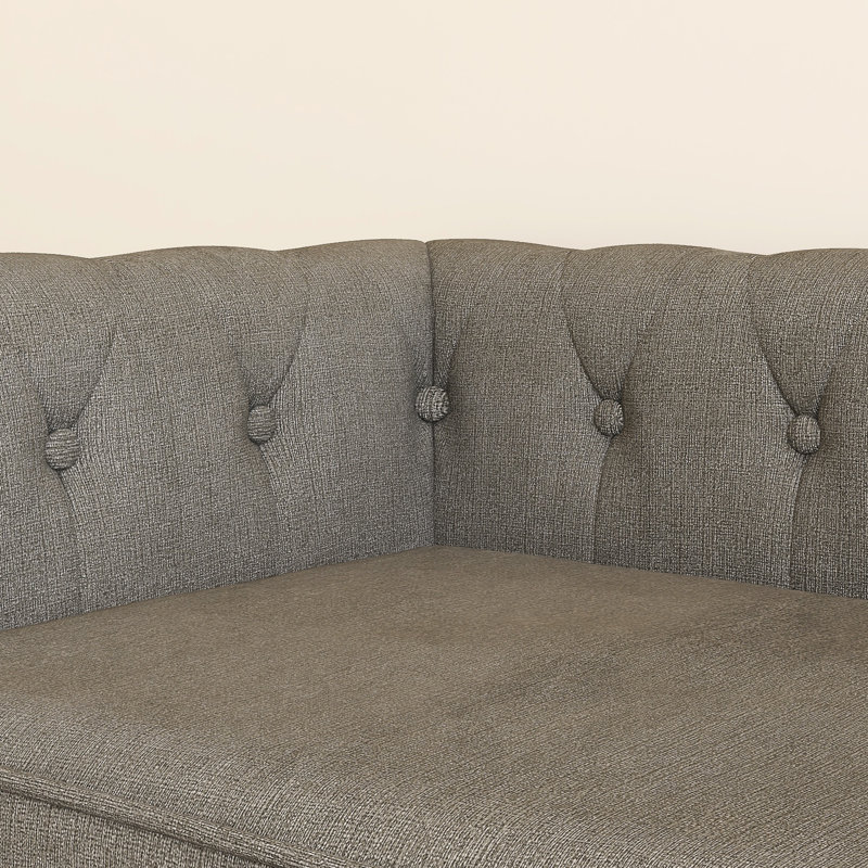 Lit rectangulaire pour petits et moyens chiens, Gris foncé