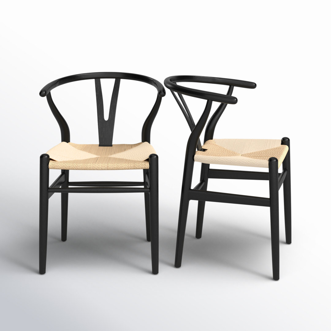 Fairbanks 18'' H Beech Solid Wood Side Chair (Set of 2) Joss & Main 