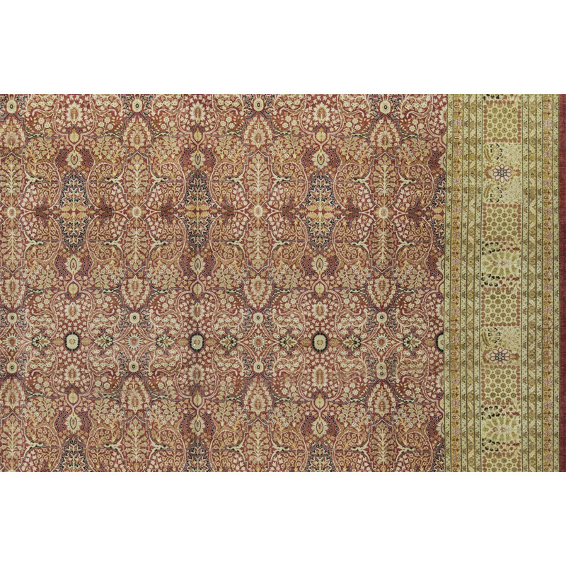 Hand-Knotted High-Quality Brown and Beige Area Rug