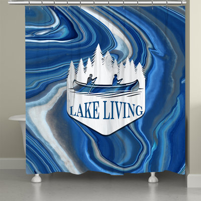 Mcalpine Lake Living Shower Curtain