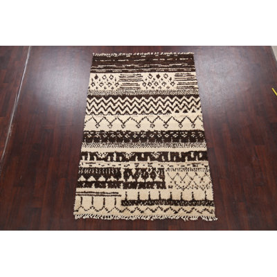 Tapis oriental tribal marocain 5 x 8