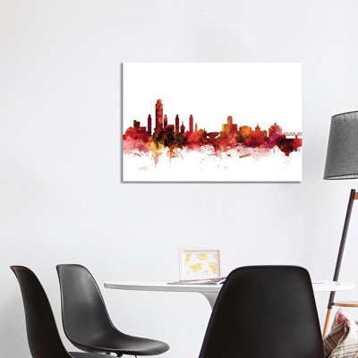 Albany, New York Skyline by Michael Tompsett - Wrapped Canvas Gallery-Wrapped Canvas Giclée