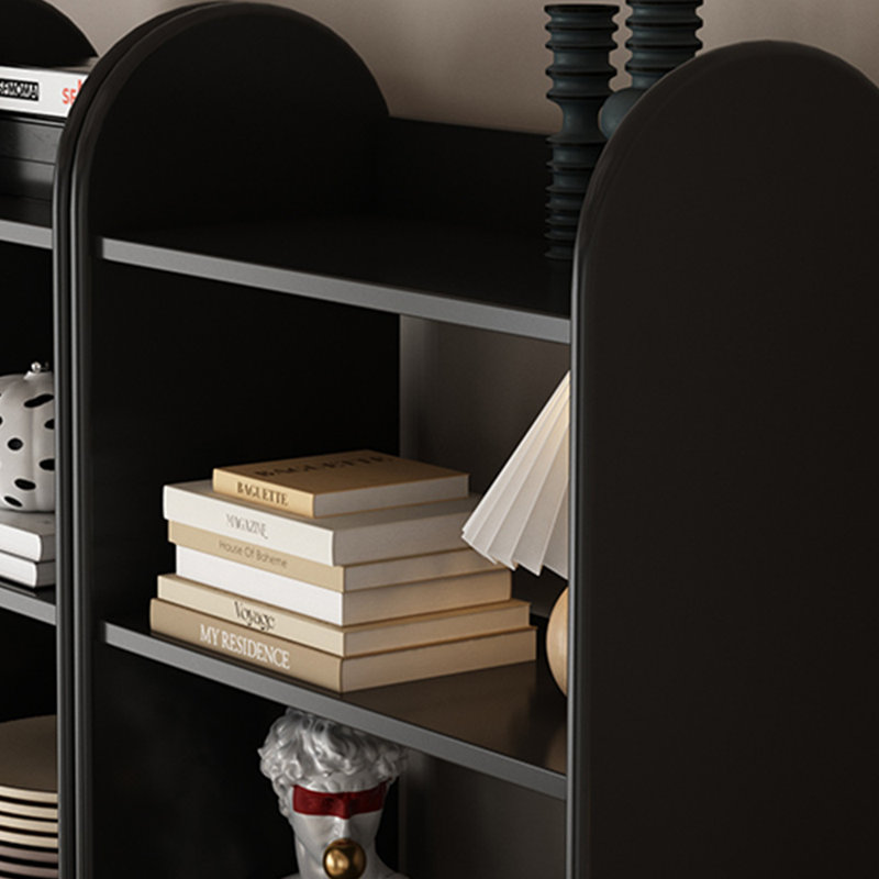Nowell, (6 Shelves) 78.74" H x 23.62" W x 11.81" D, Black