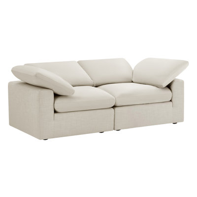 Asher 118" Linen Modular Sectional