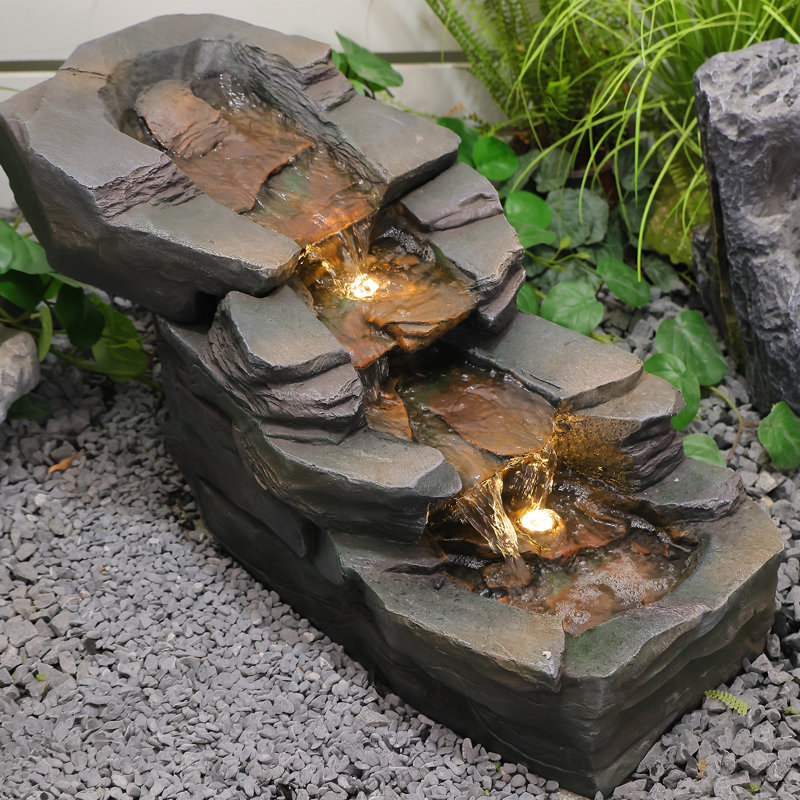 Handcrafted Outdoor Floor Fountain