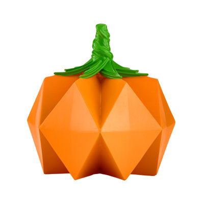 6in. Oragami Style Orange Pumpkin Figurine
