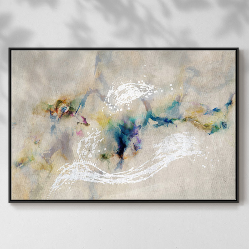 " Stardust ", Black, 25" H x 37" W x 2" D