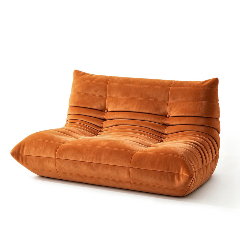 Fauteuil à billes Boneless - Causeuse sans accoudoirs - Revêtement en velours doux néerlandais - Design amusant pour le salon