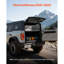 Porte-bagages arrière, pour Ford Bronco 2021-2024, capacité de 300 lb, porte-bagage intérieur en acier au carbone avec filet, organisateur de support à tablette arrière pour équipement de voyage en camping, noir