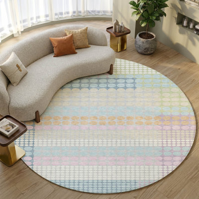 Premium Machine Washable Mayfield AMF2445 Geometric Rug