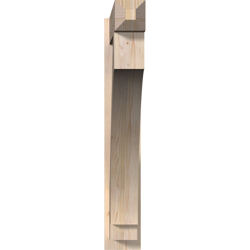 Persienne impériale, P 48 po x H 48 po, Sapin Douglas de 7 1/2 po (lisse)