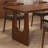 Maricio 6 - Person Pine Solid Wood Solid Wood Top Sled Dining Set-692620970