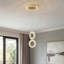 2 - Light Natural LED Dome Pendant