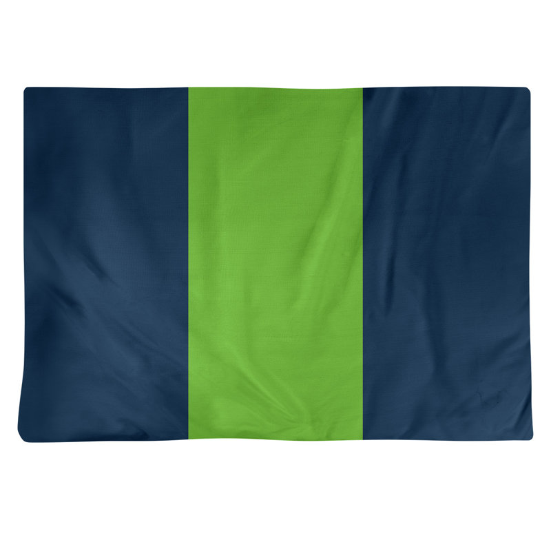 Récapitulatif en coton 18" retour football Seattle, Bleu ciel / Vert
