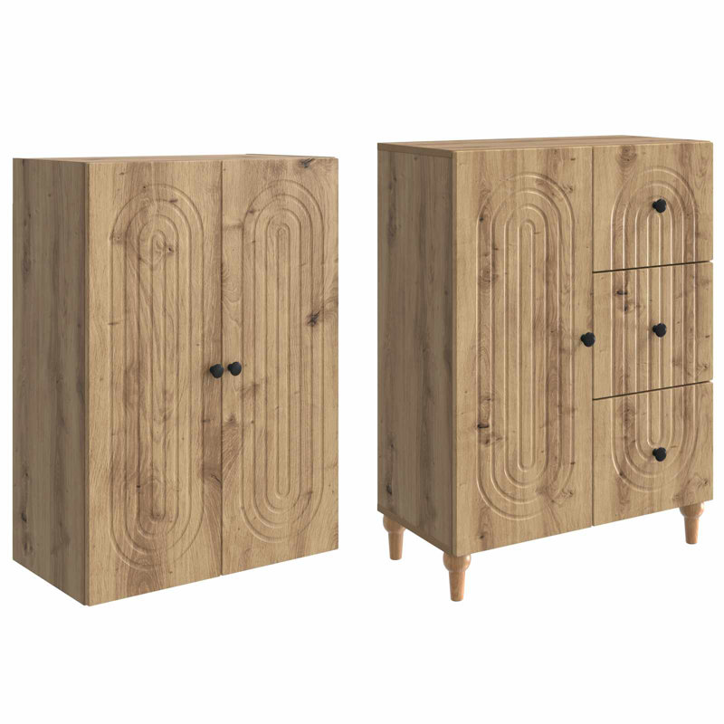 Storage Cabinet, Artisan Oak