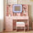 Bohuslava Vanity Table Stool Set-2031673712