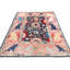 Tapis oriental bleu foncé moderne unique 5X7 One-of-a-Kind