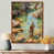 Brown Floater Framed Canvas
