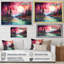 Griffy - aurore boréale, reproduction d'art sur toile_106494-95907235-95907242