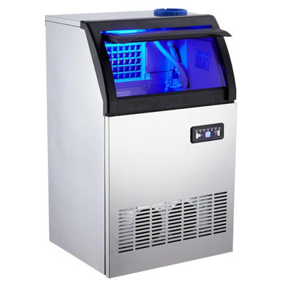 3.5 Cu Ft Commercial Display Refrigerator, Glass Door Beverage Fridge