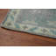 Light Blue Oushak Room Size Area Rug 5x8