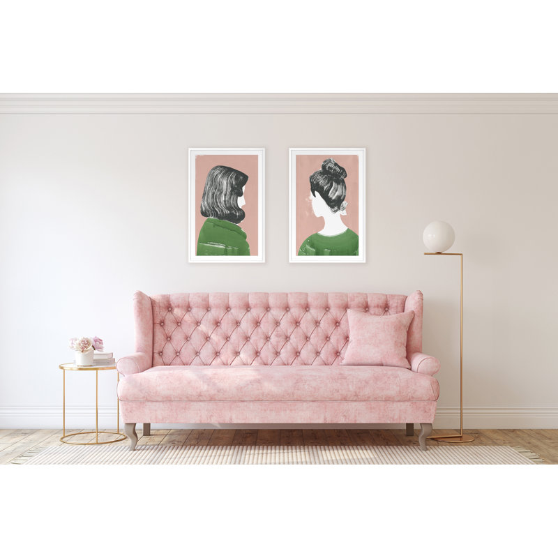 Willa Print by PC Ngo, Maple, 42" H x 28" W x 2" D