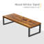 Mcelyea L-Shaped Metal Base Computer Desk-2093093195