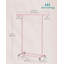Bonville Adjustable Rolling Clothing Rack-1157794818