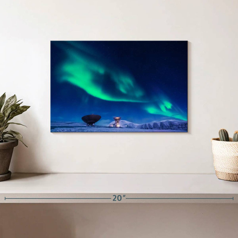 Alvord Longyearbyen Northern Lights, H 8 po x l 12 po