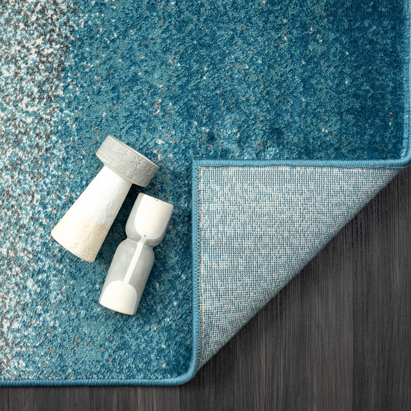 Tapis bleu Andile, Rectangle 5 pi x 7 pi