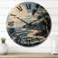 Horloge murale surdimensionnée en bois Beach Boat Elegance Papercut I-1472336901