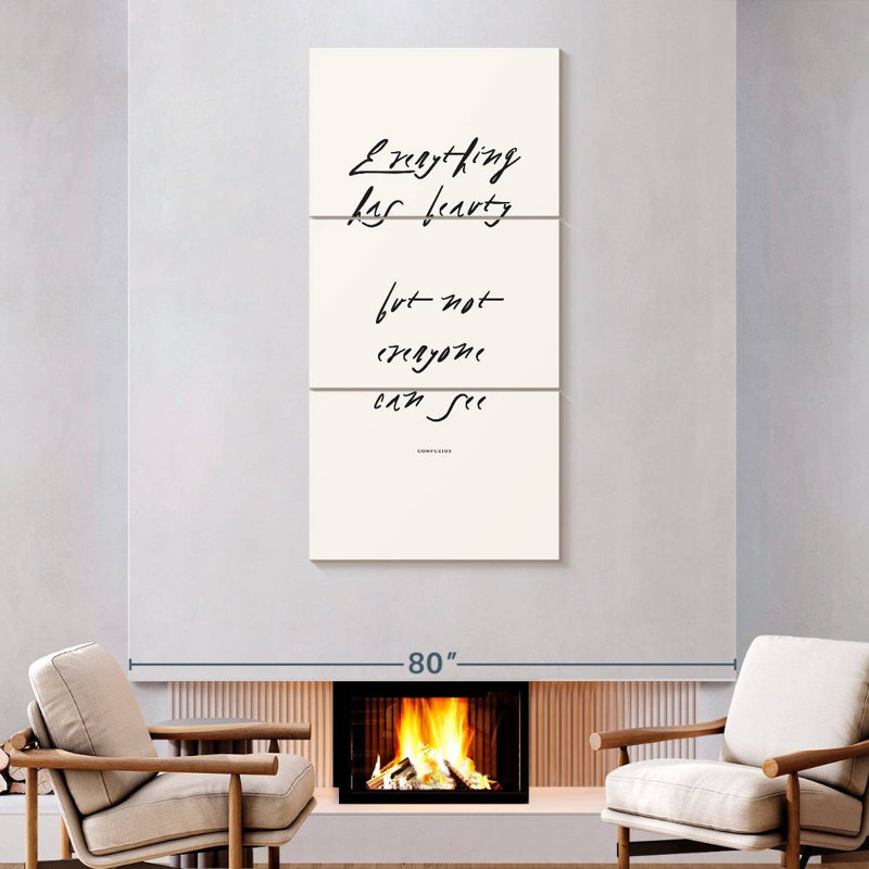 Everything Has Beauty, 75" H x 36" W