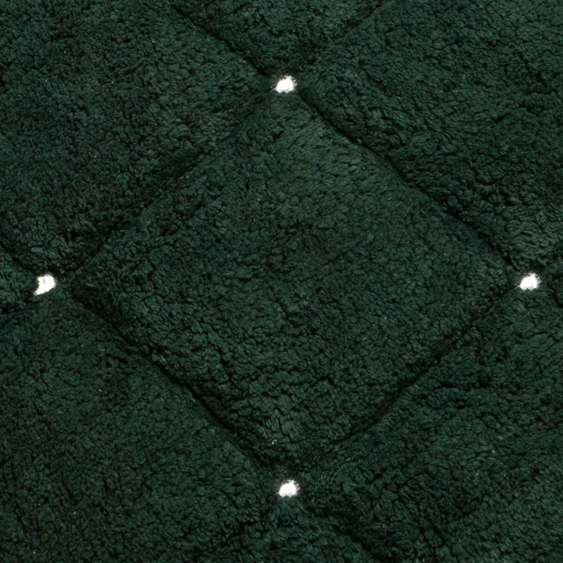 Lloshi Bath Rug, Dark Green