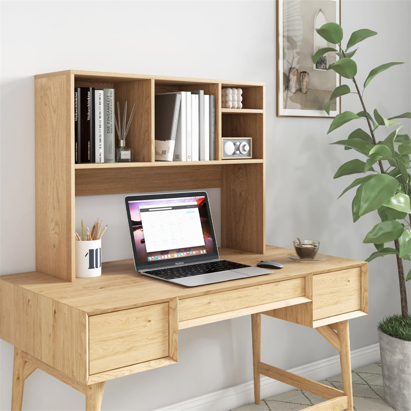 Rocchi Manufactured Wood Desk Organiser, Brown