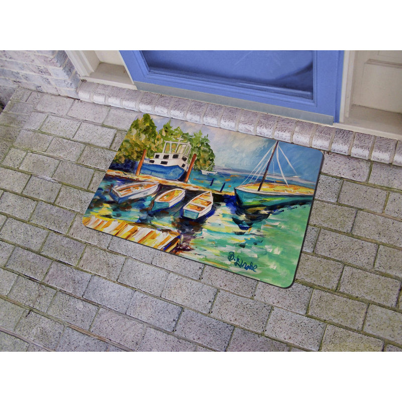 Tapis d'entrée / extérieur antidérapant Kellson, L 18 po x L 26 po