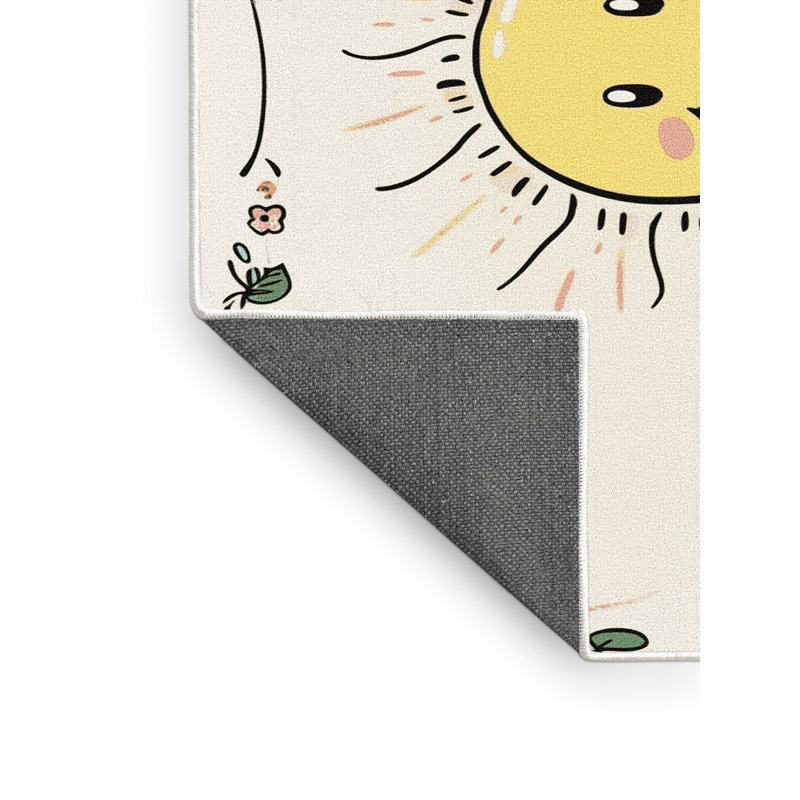 Tapis pour enfant Katrein Sky Clouds, Rectangulaire 2 pi x 3 pi
