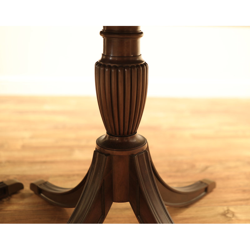 Mahogany Wood Dining Table, Dark Walnut