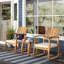 Brizio Acacia 3-Piece Conversation Set with Cushions
