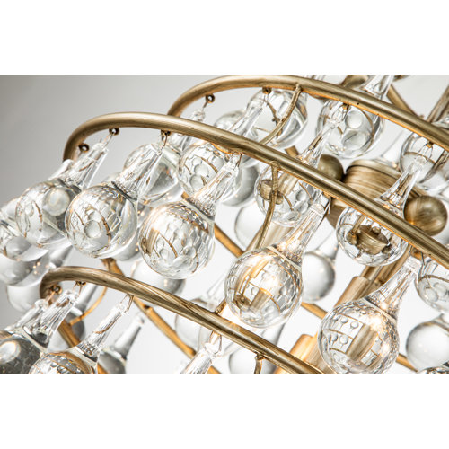 House of Hampton® Drilona 3 - Light Dimmable Geometric Chandelier | Wayfair