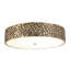 Mosaic 3-Light Flush In Silver-379843948
