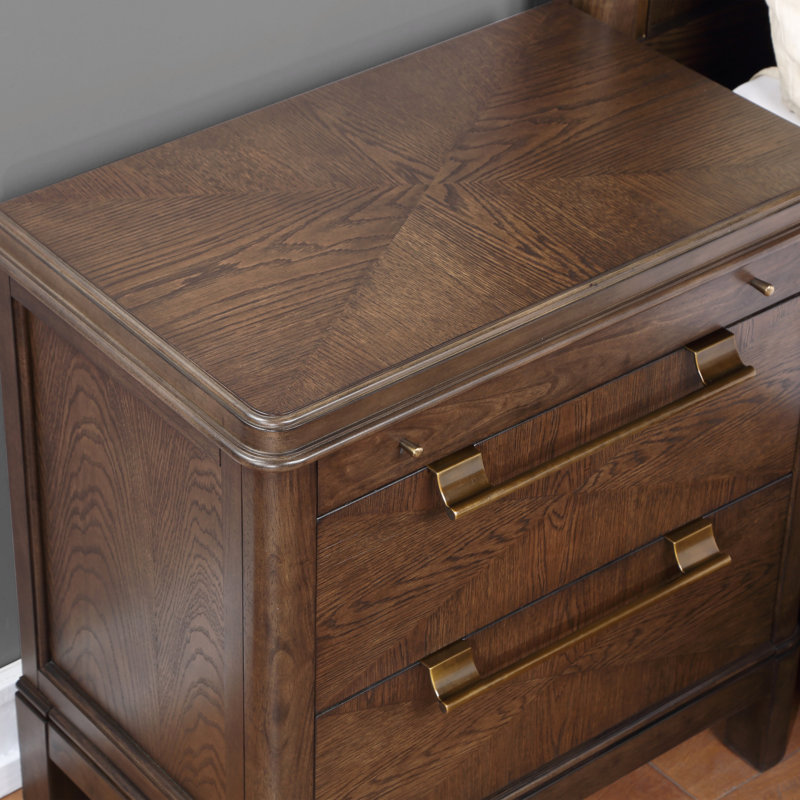 Engineered Woods - Nightstand - Dark Brown