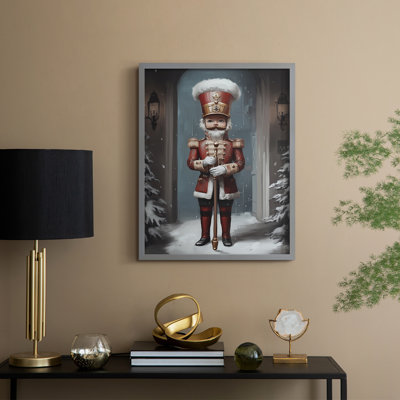 Art des Fêtes de Noël - série 2 - CC XXVI, reproduction encadrée - bois massif